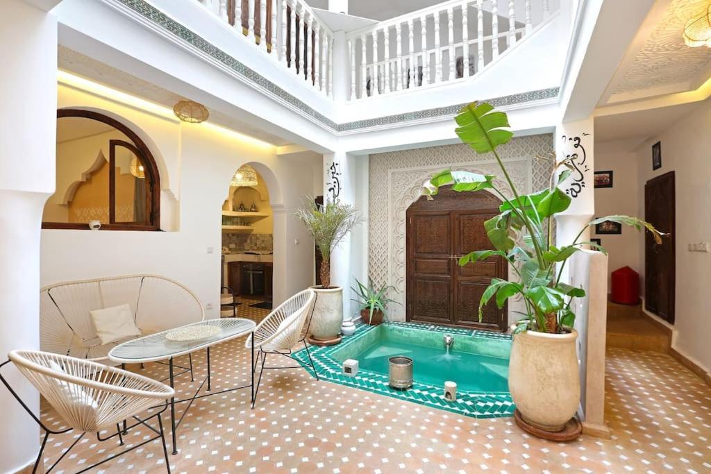 Riad El Khir En Centre Ville Rooftop Et Bassin Маракеш Екстериор снимка